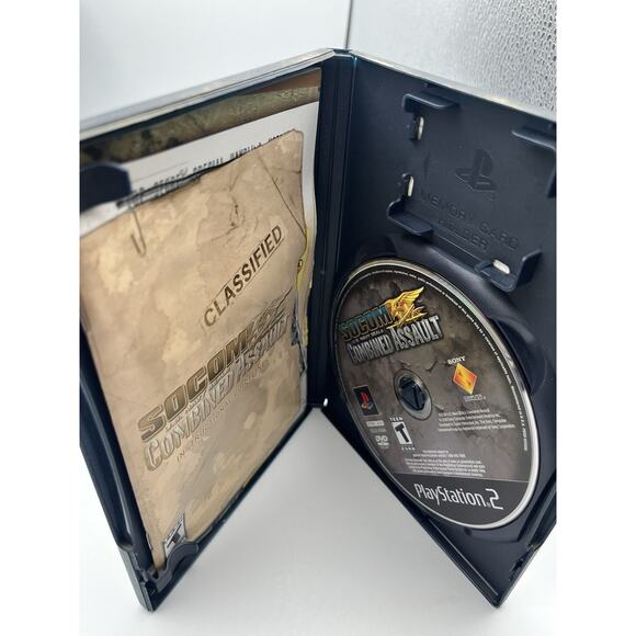 SOCOM: US Navy Seals Combined Assault Authentic Sony PlayStation 2 PS2 Game 2006 - Picture 5 of 7